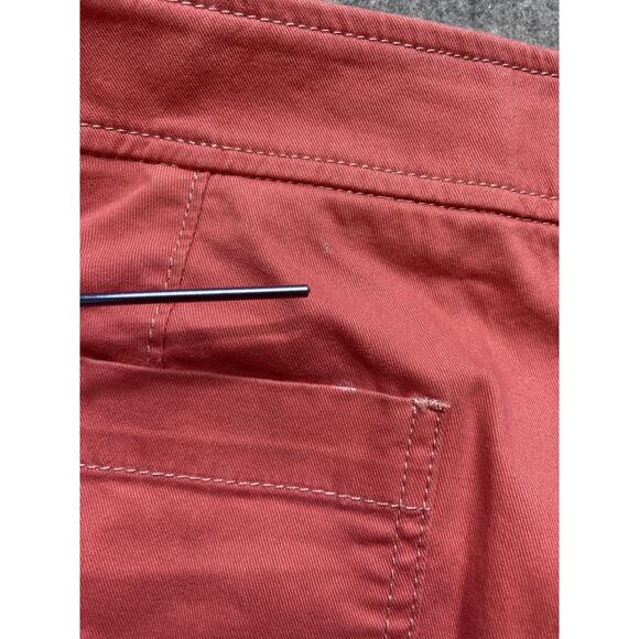 LOFT Pants Womens 8 Coral Sailor Wide Leg High Rise Button Front Chino - Picture 15 of 16